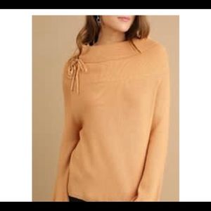Umgee mustard color sweater NWT